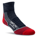 Farm to Feet Mens Damascus Light Cushion 1/4 Crew Socks  -  Small / Total Eclipse