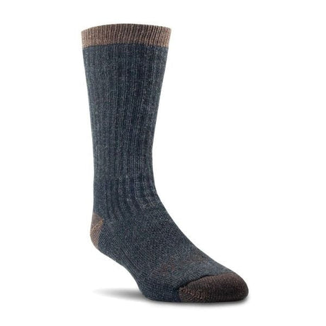 Woolrich Hike Big Wooly Crew Socks  -  Dark grey/Raw Umber / Medium