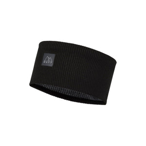 Buff CrossKnit Headband  -  One Size Fits Most / Solid Black