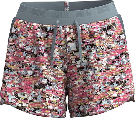 Smartwool Womens Active Lined 4" Shorts - Clearance  -  Medium / Guava Pink Mica Stone