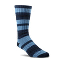 Woolrich Heritage Camp Ragg Crew Socks  -  Large / Mid Blue/Marine