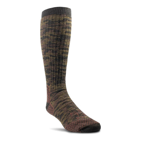 Farm to Feet Slate Mountain Camo Medium Cushion Knee-High Socks  -  Small / Brown
