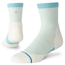 Stance Tabulus Light Performance Wool Quarter Socks  -  Large / Ice Blue