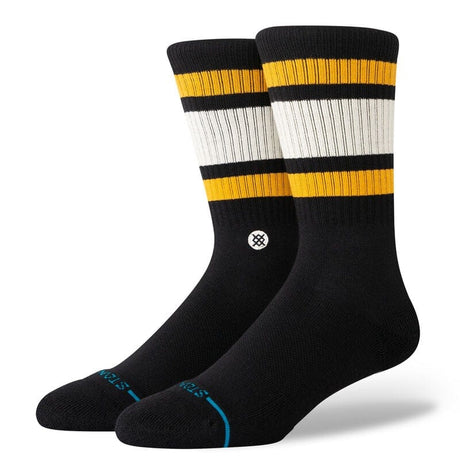 Stance Boyd ST Casual Crew Socks  -  Large / Black/Brown