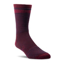 Woolrich Hike Lightweight Crew Socks  -  Large / Garnet Nights