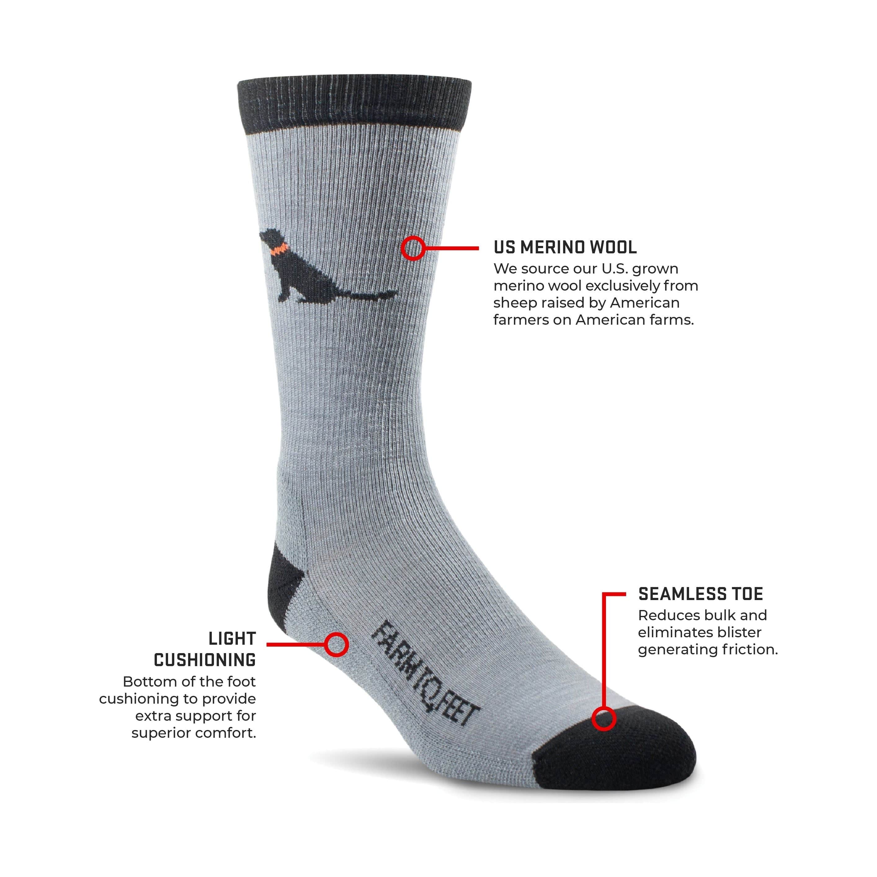 Farm to Feet Sunderland Light Cushion Crew Socks  - 