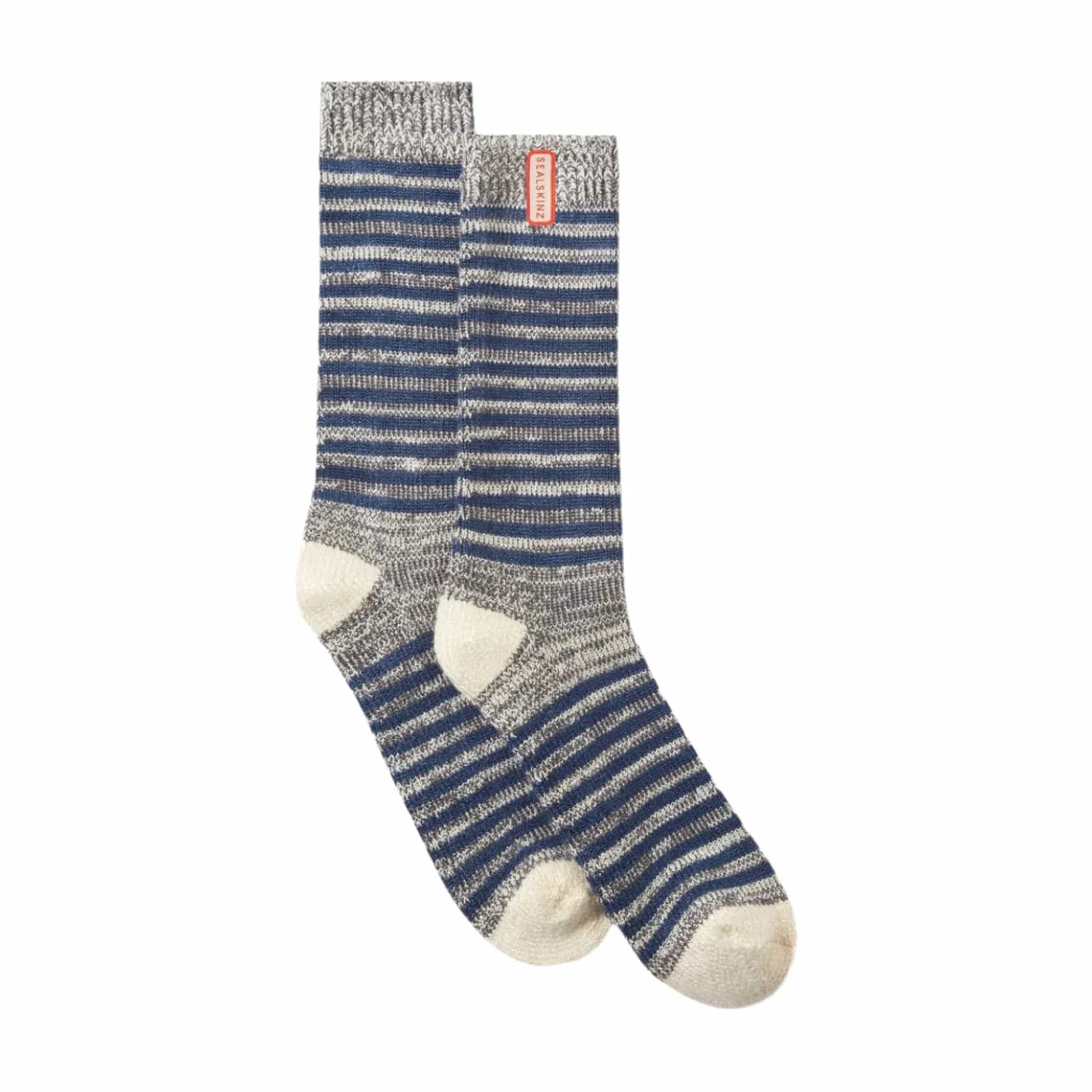 Sealskinz Attleborough Bamboo Mid Length Lightweight Socks  -  Small / Navy