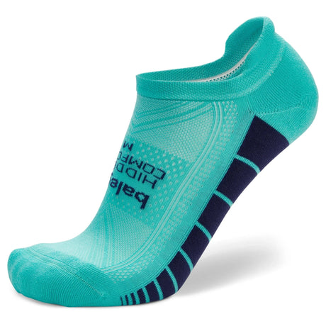 Balega Hidden Comfort No Show Tab Socks  -  Small / Aqua Skipper