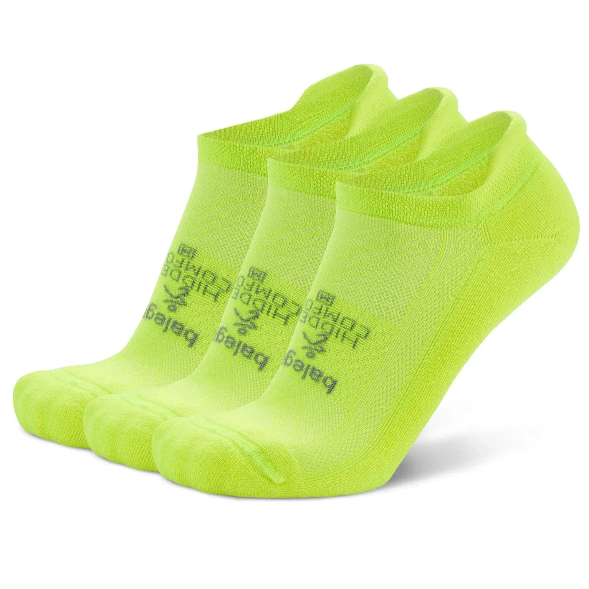 Balega Hidden Comfort No Show Tab 3-Pack Socks  -  Small / Zesty Lemon