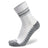Balega Silver Mini Crew Socks  -  Small / White