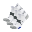 Balega UltraGlide with Lycra Dry No Show 3-Pack  Socks  -  Small / White