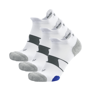 Balega UltraGlide with Lycra Dry No Show 3-Pack  Socks  -  Small / White