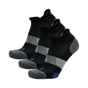 Balega UltraGlide with Lycra Dry No Show 3-Pack  Socks  -  Small / Black