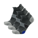 Balega UltraGlide with Lycra Dry No Show 3-Pack Socks  -  Small / Grey Heather