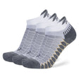 Balega Silver No Show Tab 3-Pack Socks  -  Small / White