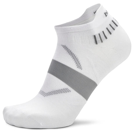 Balega Hidden Dry Re-Engineered No Show Tab Socks  -  Small / White