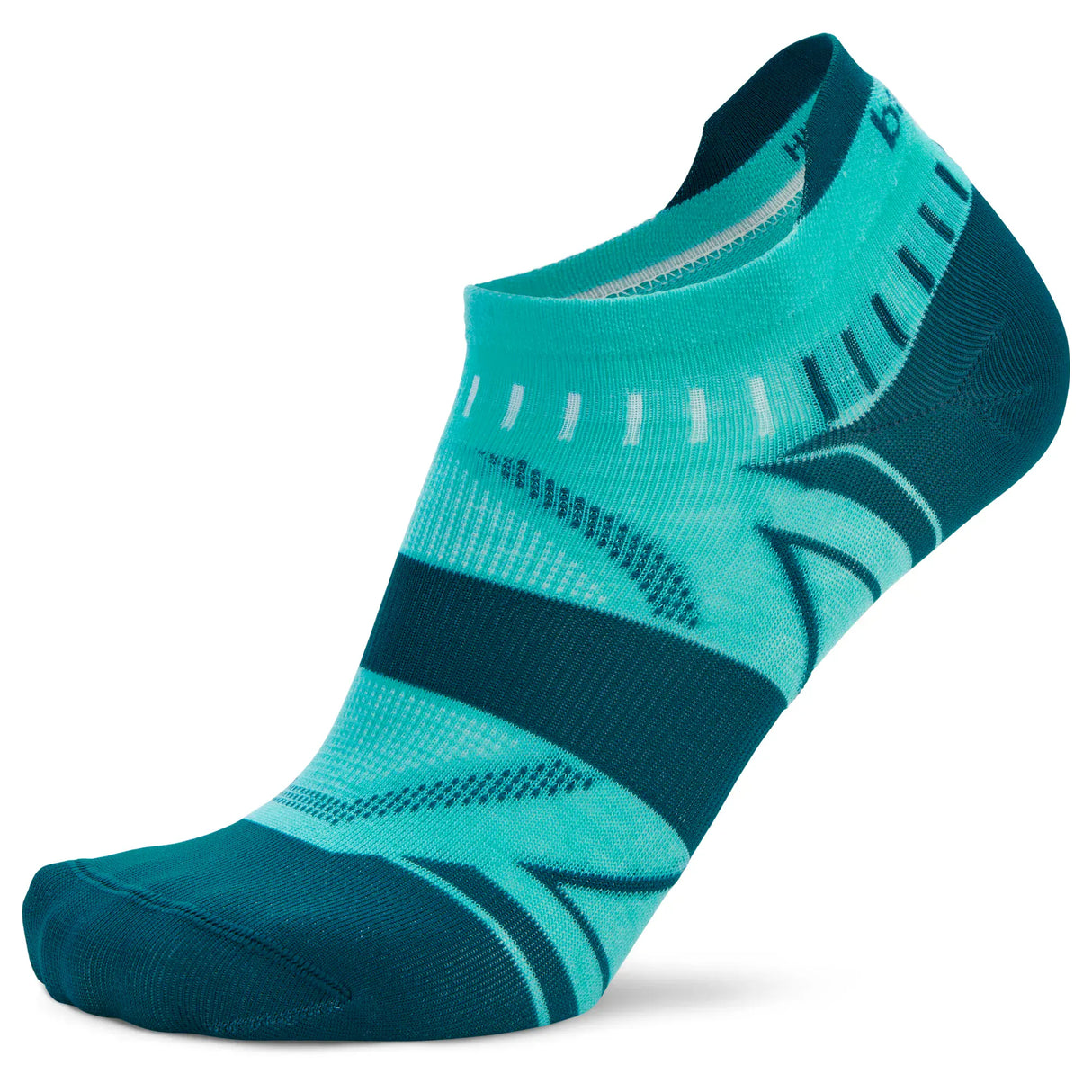 Balega Hidden Dry Re-Engineered No Show Tab Socks  -  Small / Teal