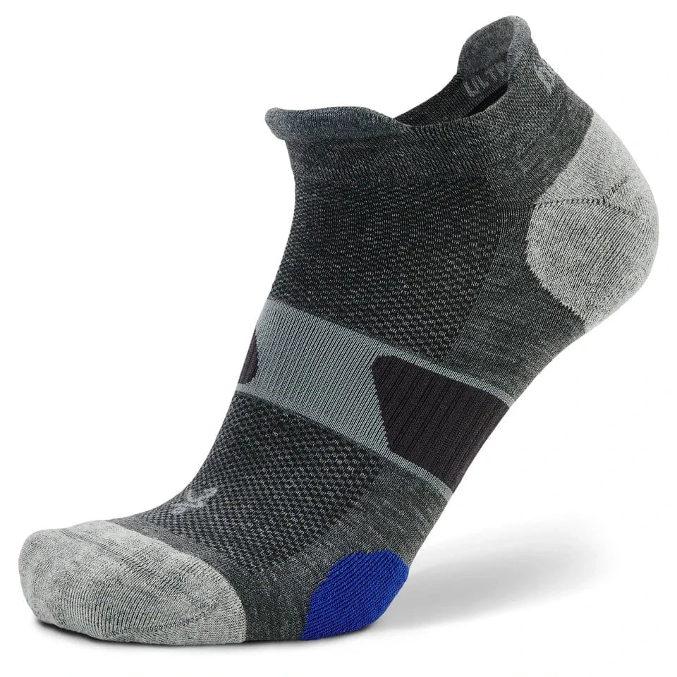 Balega UltraGlide With Lycra Dry No Show Socks  -  Small / Grey Heather