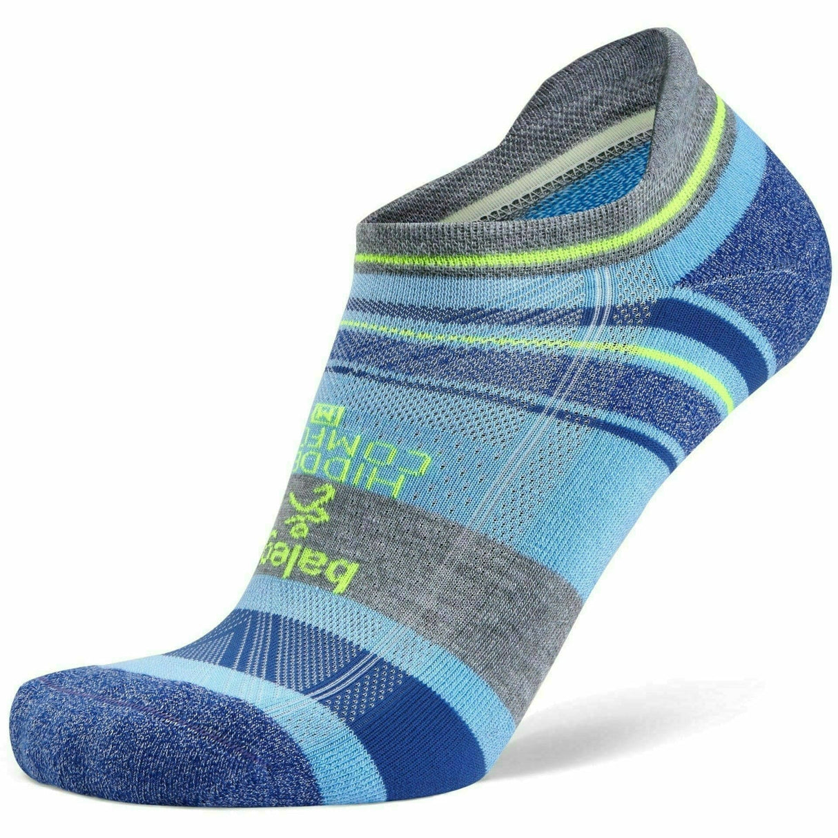 Balega Hidden Comfort No Show Tab Socks - Clearance  -  Large / Cool Blue