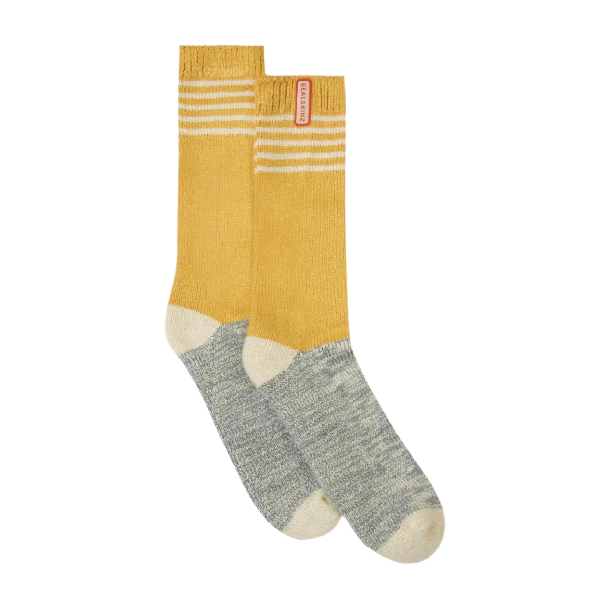 Sealskinz Bawdeswell Bamboo Mid Length Lightweight Socks  -  Small / Yellow