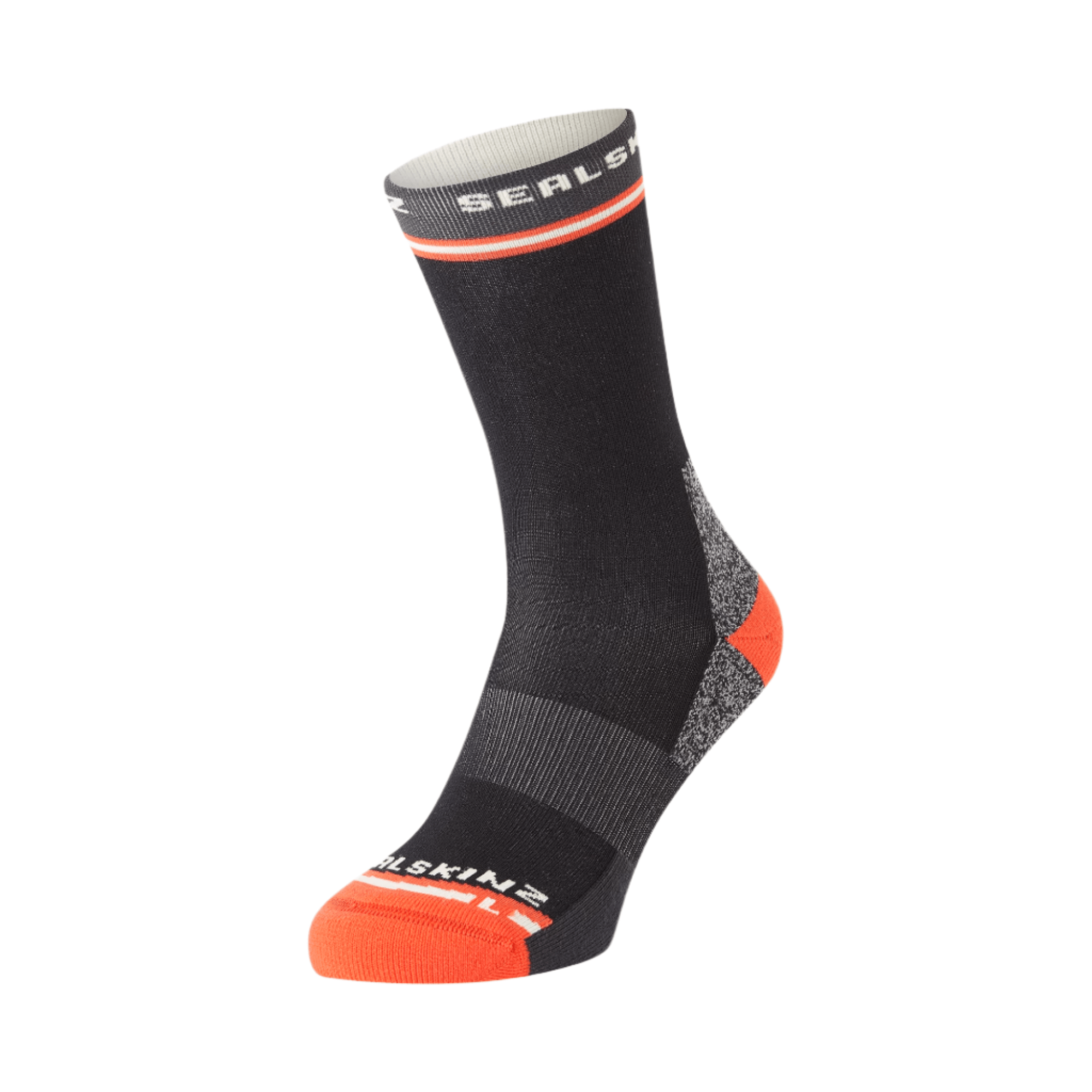 Sealskinz Blofield Anti-Blister Mid Length Running Socks  -  Small / Black