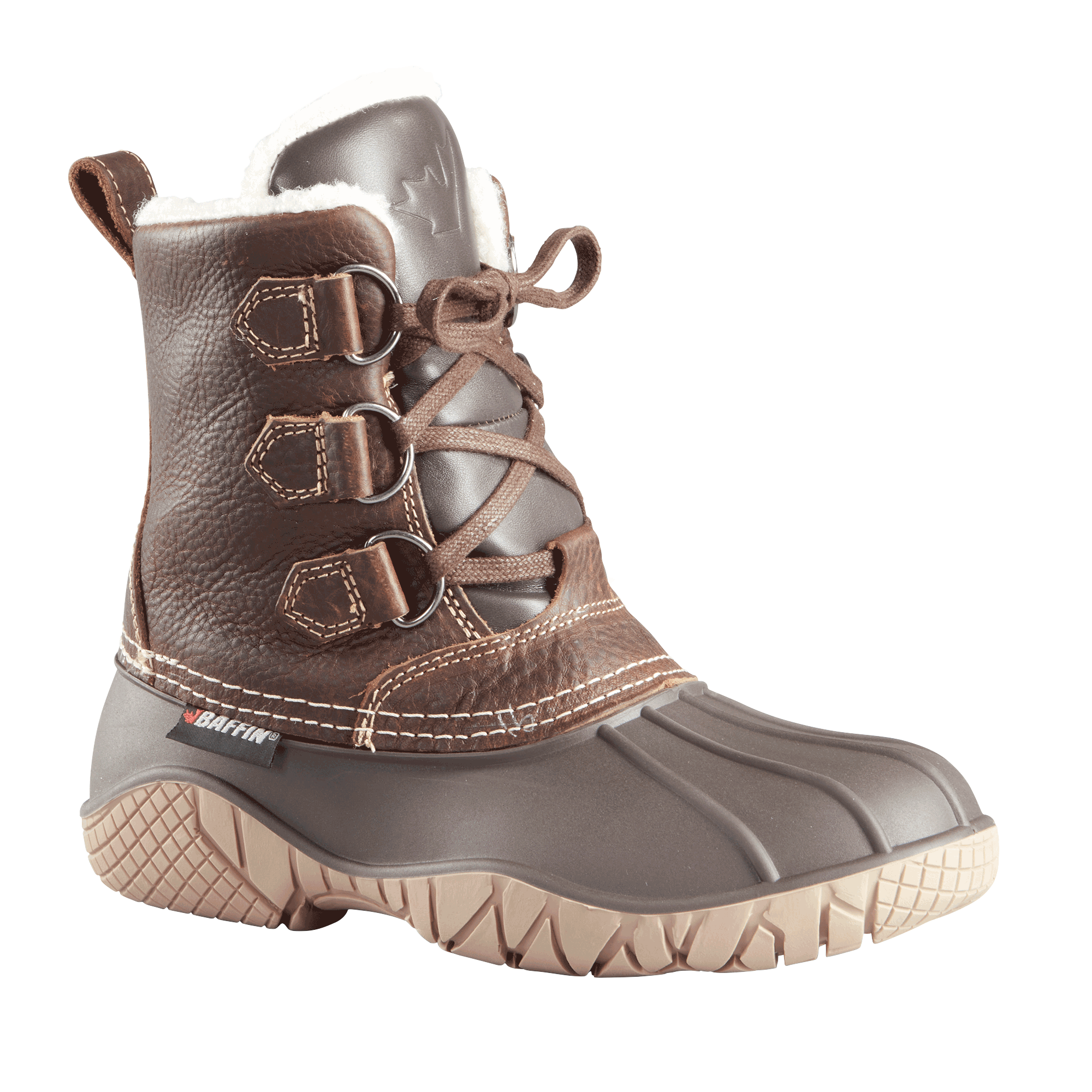 Baffin Womens Yellowknife Winter Boots  -  6 / Brown