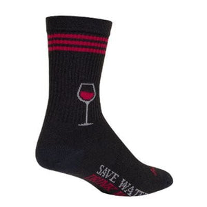 SockGuy Noir Performance Crew Socks  -  Small/Medium