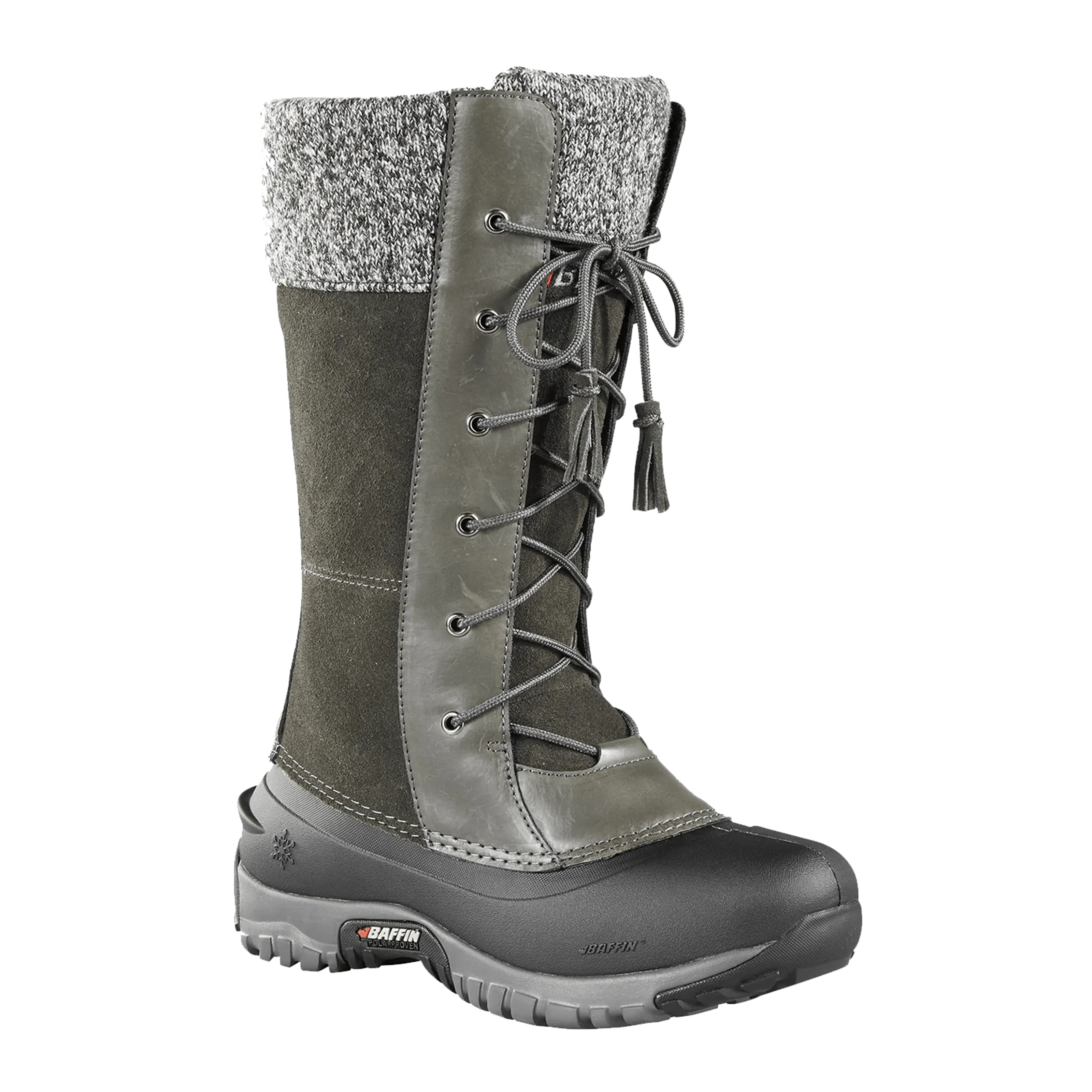 Baffin Womens Dana Winter Boots  -  5 / Charcoal