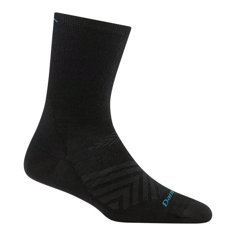 Darn Tough Womens Run Micro Crew Ultra-Lightweight Socks  -  Small / Black