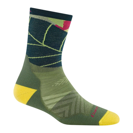 Darn Tough Womens Run Wild Micro Crew Ultra-Lightweight with Cushion Running Socks  -  Large / Palm