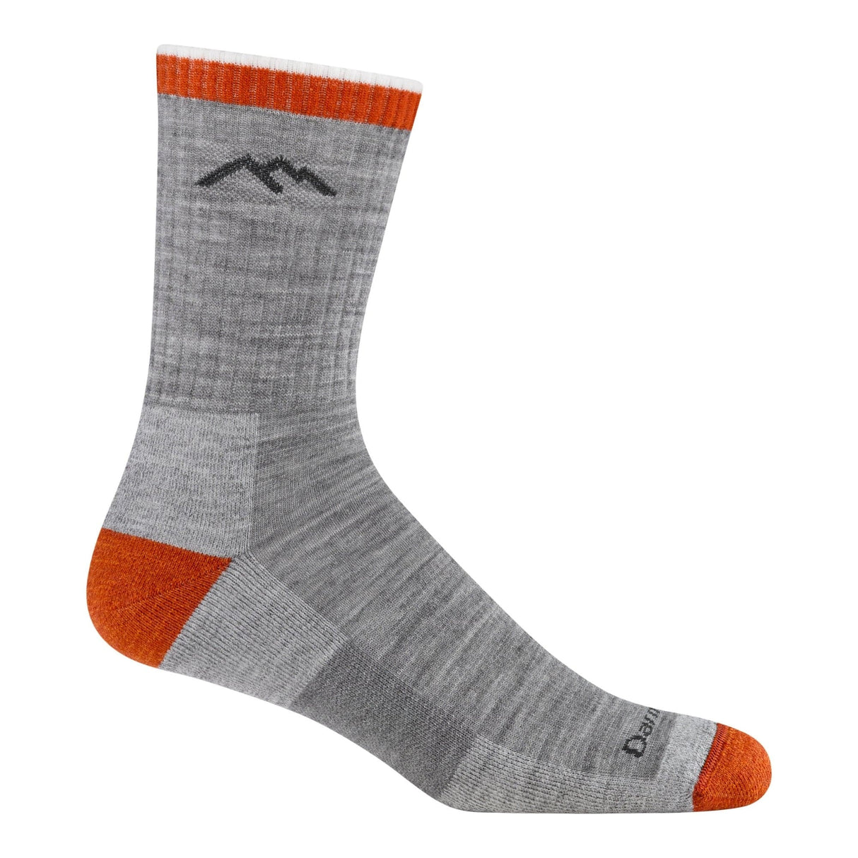 Darn Tough Mens Hiker Micro Crew Midweight Socks  -  Medium / Flint