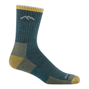 Darn Tough Mens Hiker Micro Crew Midweight Socks  -  Medium / Spruce