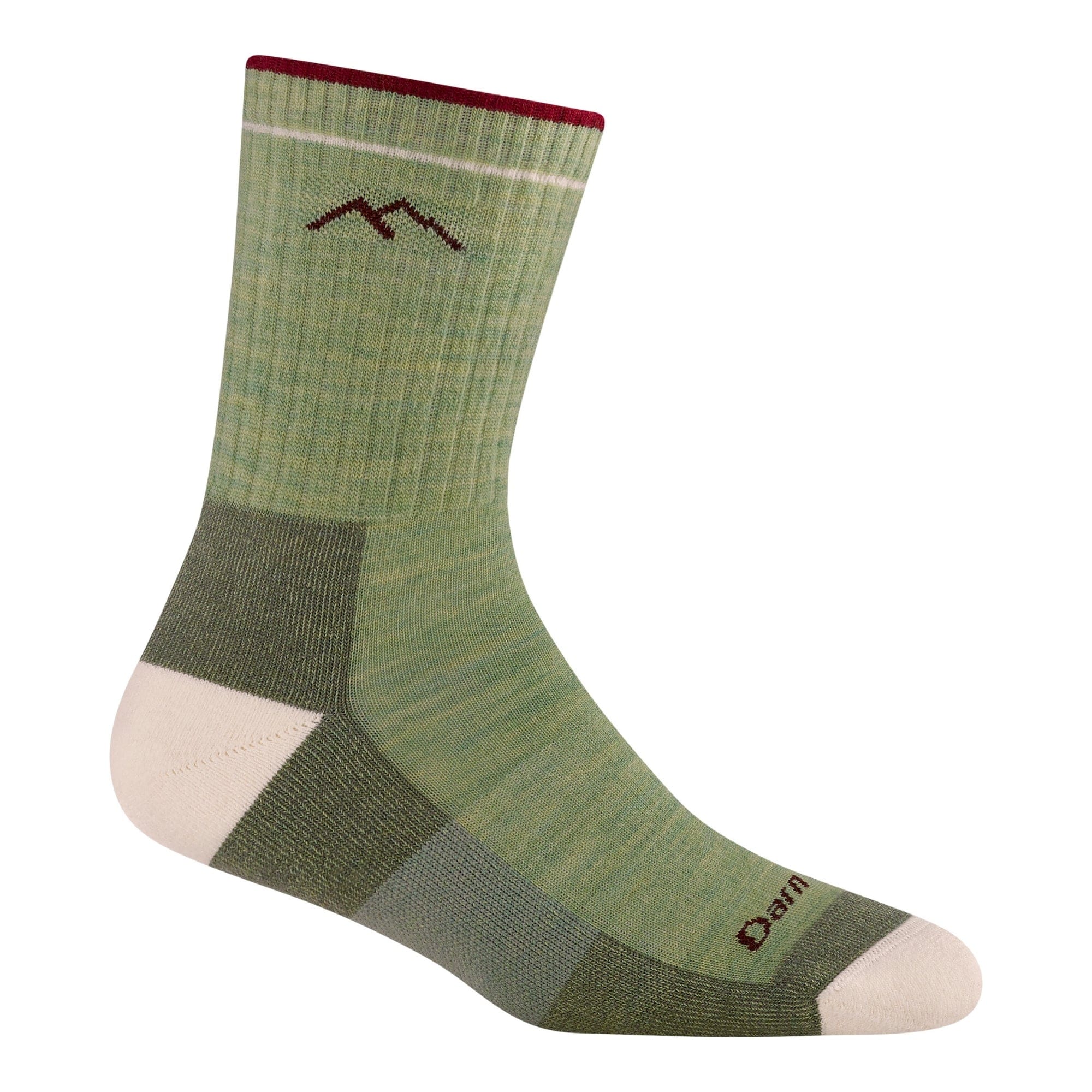 Darn Tough Womens Hiker Micro Crew Midweight Socks  -  Small / Mint