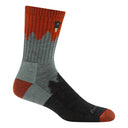 Darn Tough Mens Number 2 Micro Crew Midweight Hiking Socks  -  Small / Seafoam