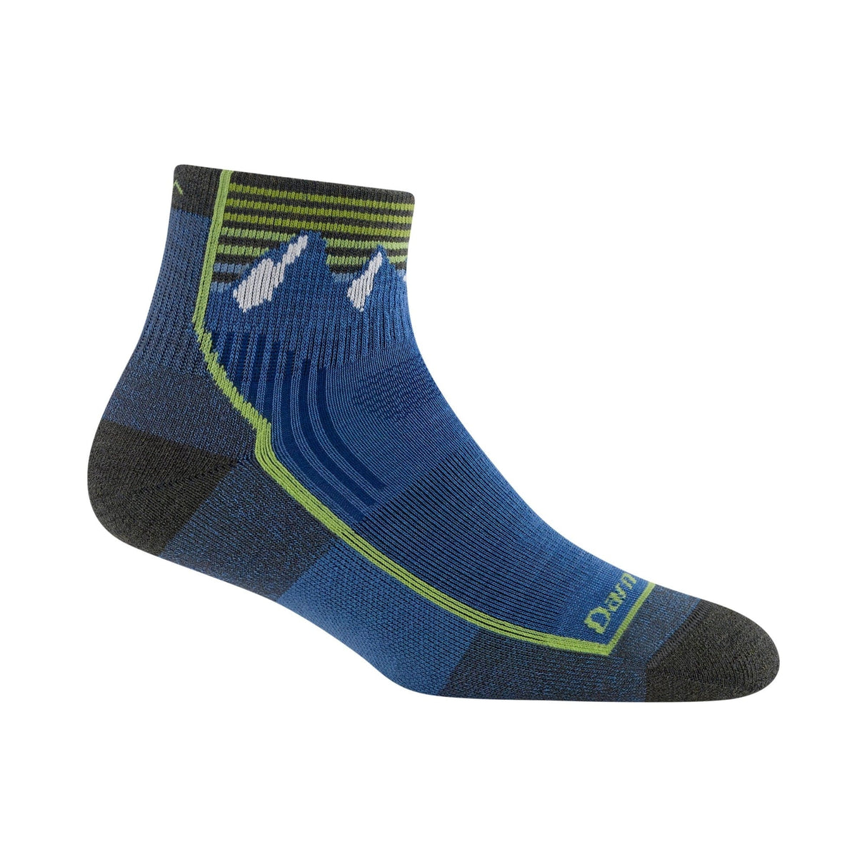 Darn Tough Kids Quest Quarter Lightweight Hiking Socks  -  Small / Mountain Blue