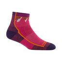 Darn Tough Kids Quest Quarter Lightweight Hiking Socks  -  Small / Mountain Berry