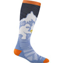 Darn Tough Kids Little Yeti Over-the-Calf Midweight Ski & Snowboard Socks  -  Small / Midnight