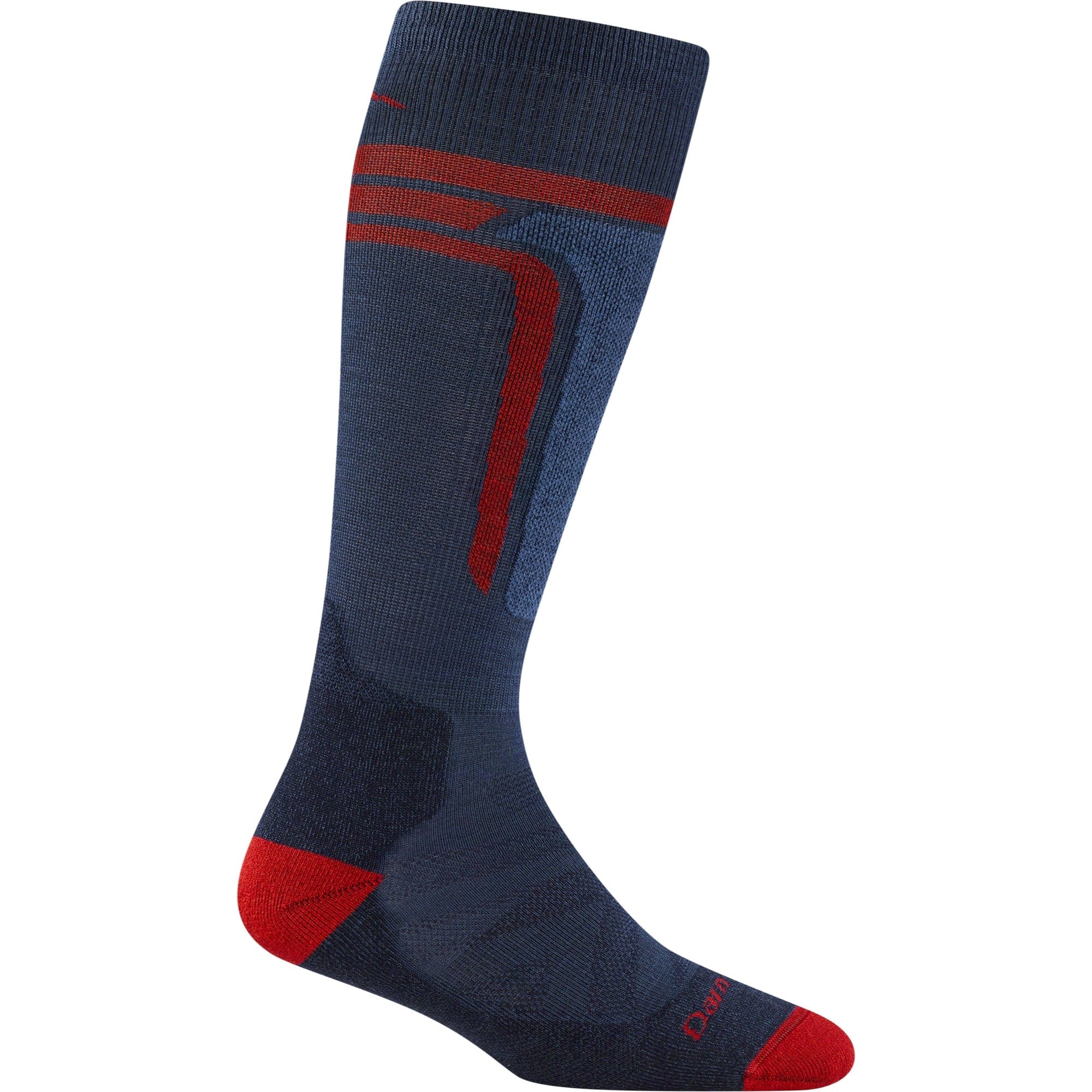 Darn Tough Kids T-Bar Over-the-Calf Midweight Ski & Snowboard Socks  -  Small / Midnight