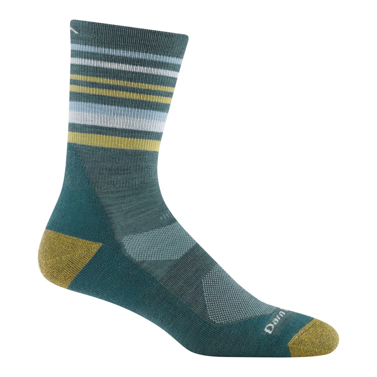Darn Tough Mens Fastpack Micro Crew Lightweight Hiking Socks  -  Medium / Teal
