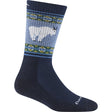 Darn Tough Womens Vanna Grizzle Boot Midweight Hiking Socks  -  Small / Goat Blue