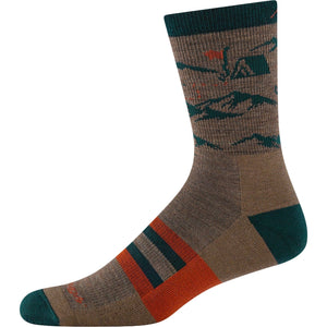 Darn Tough Mens Hike Hut Micro Crew Midweight Hiking Socks  - 