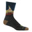 Darn Tough Mens Spaced Out Micro Crew Lightweight with Cushion Hiking Socks  -  Medium / Charcoal