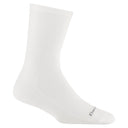 Darn Tough Womens Solid Basic Crew Lightweight Lifestyle Socks  -  Small / White