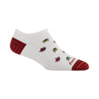 Darn Tough Womens Lucky Lady No Show Lightweight Lifestyle Socks  -  Small / White