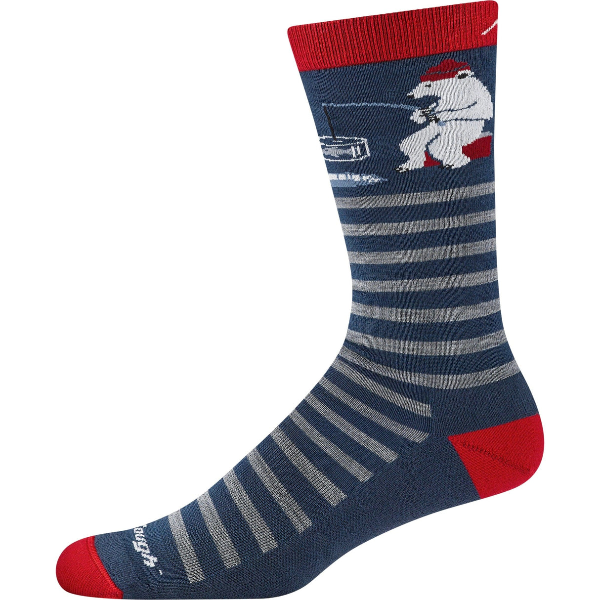 Darn Tough Mens Wild Life Crew Lightweight Lifestyle Socks  - 