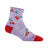 Darn Tough Womens Fruit Stand Shorty Lightweight Lifestyle Socks  -  Small / Cherry Lavender