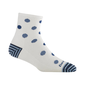 Darn Tough Womens Dottie Shorty Lightweight Lifestyle Socks  -  Small / White