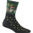 Darn Tough Womens Wild Life Crew Lightweight Lifestyle Socks  -  Small / Hedgehog Moss
