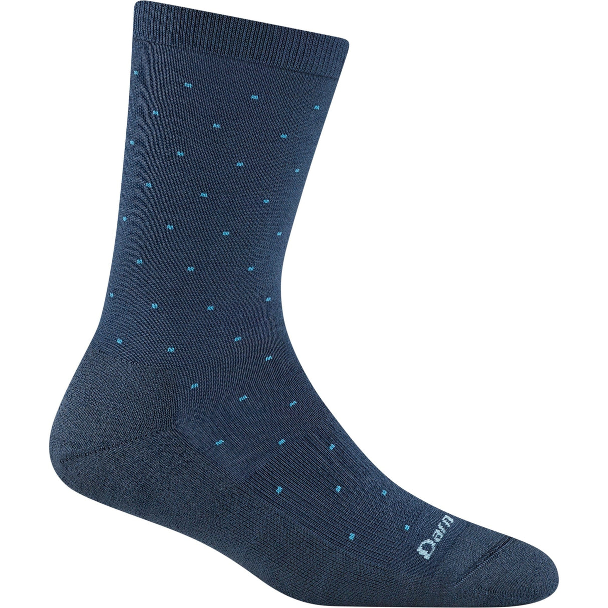 Darn Tough Womens Pin Drop Crew Lightweight Lifestyle Socks  -  Small / Midnight