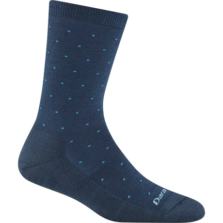 Darn Tough Womens Pin Drop Crew Lightweight Lifestyle Socks  -  Small / Midnight